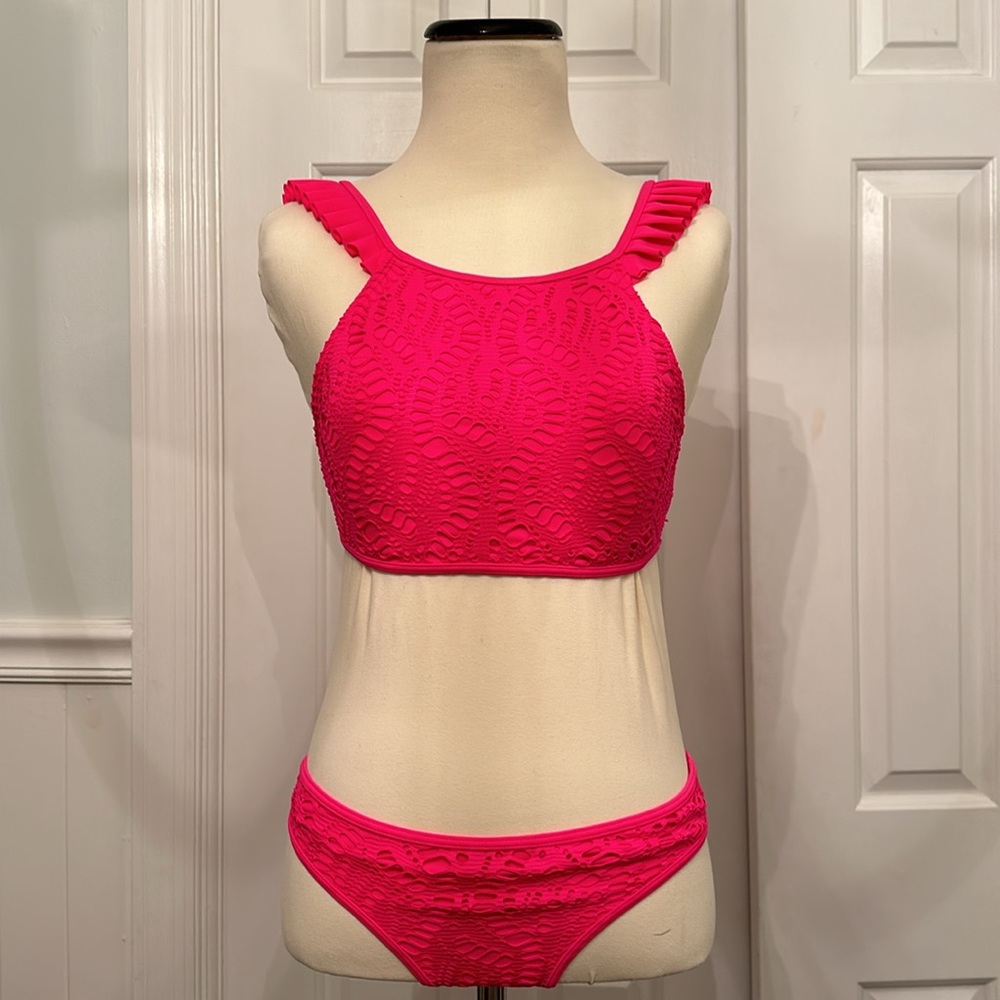 NWOT Aerie Ruffle Bikini - Picture 2 of 8